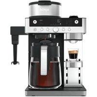 NINJA Prestige DualBrew System CFN803UK Pod & Filter Coffee Machine - Stainless Steel & Black, Stainless Steel