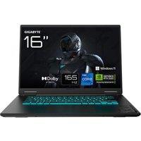 GIGABYTE A16 16 Refurbished Gaming Laptop - IntelCore i7, RTX 4050, 1 TB SSD (Very Good Condition), Black