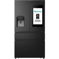 HISENSE PureFlat Smart Screen RF9P490GTFE Fridge Freezer - Black, Black