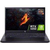ACER Nitro V15 15.6 Refurbished Gaming Laptop - AMD Ryzen 5, RTX 4050, 512 GB SSD (Excellent Condition), Black