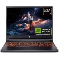 ACER Nitro V 16 AI 16 Refurbished Gaming Laptop - AMD Ryzen 7, RTX 5060, 512 GB SSD (Very Good Condition), Black