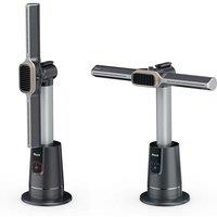 Shark TH200UK TurboBlade Cool + Heat High-Speed Multi-Directional Tower Fan & Heater - Charcoal & Gold, Black