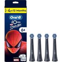ORAL-B iO Kids Marvel Spiderman Replacement Toothbrush Head Pack of 4