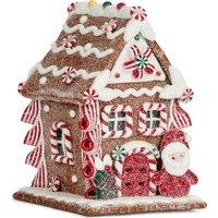 SMART GARDEN Gingerbread Santa CandyCane Cottage - 13 cm