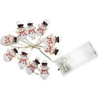 SMART GARDEN ClipCard Snowman String Lights - Set of 10