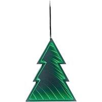 PREMIER Christmas Tree Infinity Mirror LED Light - 15 cm