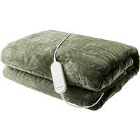 MORPHY RICHARDS EverCosy Fleece Heated Throw - Green, 160 x 130 cm