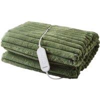 MORPHY RICHARDS EverCosy Fleece Heated Throw - Green, 200 x 180 cm