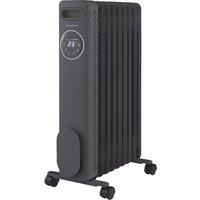 MORPHY RICHARDS HeatFlux Portable Oil-Filled Radiator - Grey, Silver/Grey