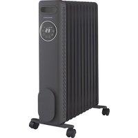MORPHY RICHARDS HeatFlux 2.5kw Portable Oil-Filled Radiator - Grey, Silver/Grey