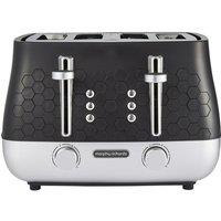 MORPHY RICHARD Cassini 243020 4-Slice Toaster - Moonless Night, Black