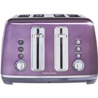 MORPHY RICHARDS Accents 242050 4-Slice Toaster - Purple, Purple