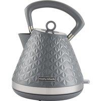 MORPHY RICHARDS Vector Traditional Kettle - Grey, Silver/Grey