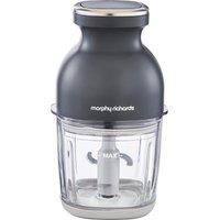 MORPHY RICHARDS 3-in-1 Mini Food Chopper - Grey, Silver/Grey