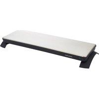 MORPHY RICHARDS 486000 Cordless Food Warming Tray - Silver & Black