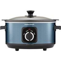 Morphy Richards Accents Sear & Stew Slow Cooker - Blue, Blue