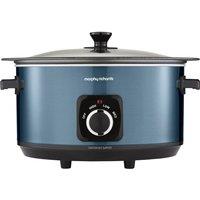 MORPHY RICHARDS Accents Sear & Stew Slow Cooker - Blue, Blue