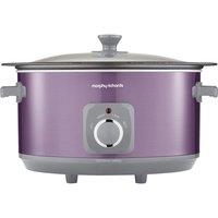 MORPHY RICHARDS Accents Sear & Stew Slow Cooker - Purple, Purple