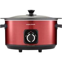 MORPHY RICHARDS Accents Sear & Stew Slow Cooker - Red, Red