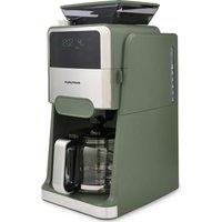 Morphy Richards Zino 162108 Bean to Cup Filter Coffee Machine - Green & Silver, Silver/Grey,Green