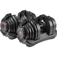 BOWFLEX SelectTech 1090i Dumbbell - Set of 2, Black, Black