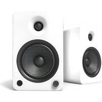 Kanto Audio YU6 Powered Bluetooth Bookshelf Speakers - Matte White, White