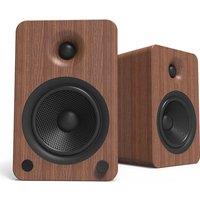 Kanto Audio YU6 Powered Bluetooth Bookshelf Speakers - Walnut, Brown
