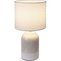 PAULMANN Pauleen Sandy Glow Table Lamp - White & Beige