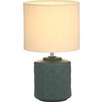 PAULMANN Pauleen Glowing Midnight Table Lamp - Cream & Dark Green