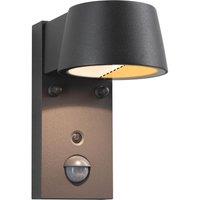 PAULMANN Capea Twilight-controlled Wall lamp - Anthracite