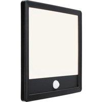 PAULMANN Lamina Square PIR LED Wall & Ceiling Lamp - Black