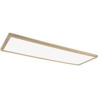 PAULMANN Atria Shine LED Ceiling Lamp - Wood Effect