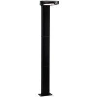 PAULMANN Ryse Motion Sensor Solar Outdoor LED Bollard Light - Anthracite