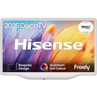 32 HISENSE Deco 32S5QTUK Smart Full HD HDR LED TV with Freely - White, White