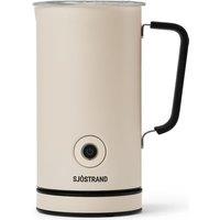SJOSTRAND F1-BE-UK-A Electric Milk Frother - Beige, Cream