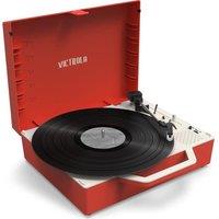 Victrola Re-Spin Portable Belt Drive Bluetooth Turntable - Red, Red