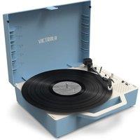 Victrola Re-Spin Portable Belt Drive Bluetooth Turntable - Light Blue, Blue