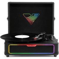VICTROLA Journey Glow Portable Belt Drive Bluetooth Turntable - Black, Black