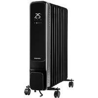Daewoo HEA1978GE Portable Oil-Filled Radiator - Black, Black