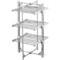 Daewoo 3-Tier Heated Clothes Airer - Silver