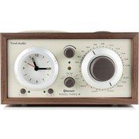 TIVOLI Model Three BT FM/AM Clock Radio - Walnut & Beige, Brown