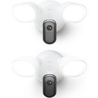 ARLO Pro Floodlight 2K WiFi Security Camera - Pack of 2, White