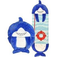 HAPPY NAPPERS Shark 2-in-1 Plush Toy & Sleeping Bag Medium