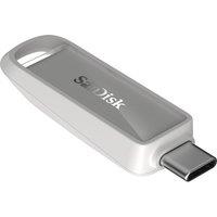 SANDISK USB Type-C Memory Stick - 128 GB, White, White,Silver/Grey