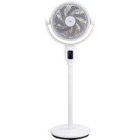 LOGIK L10PFCD26 10" Pedestal Fan - White, White