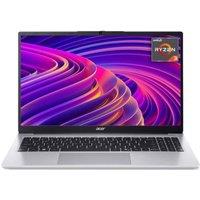 ACER Aspire Lite 15.6" Refurbished Laptop - AMD Ryzen 3, 128 GB SSD, Silver (Very Good Condition), Silver/Grey