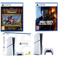 Sony PlayStation 5, Harry Potter: Quidditch Champions Deluxe Edition & Call of Duty: Black Ops 7 Bundle, White
