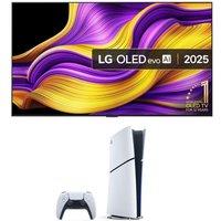 65 Lg G5 OLED evo AI 4K HDR Smart TV 2025 (OLED65G54LW) & PlayStation 5 (Digital Edition) Bundle