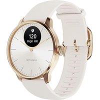 Withings ScanWatch Light Hybrid Smart Watch - Rose Gold, 37 mm, Cream,Pink
