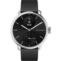Withings ScanWatch 2 Hybrid Smart Watch - Black, 38 mm, Black,Silver/Grey